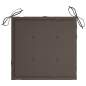 Preview:  Gartenstuhl-Kissen 2 Stk. Taupe 40x40x3 cm Oxford-Gewebe