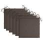 Preview:  Gartenstuhl-Kissen 6 Stk. Taupe 40x40x3 cm Oxford-Gewebe