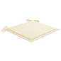 Preview:  Gartenstuhl-Kissen 4 Stk. Beige 50x50x3 cm Oxford-Gewebe