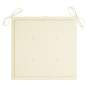 Preview:  Gartenstuhl-Kissen 4 Stk. Beige 50x50x3 cm Oxford-Gewebe