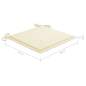 Preview:  Gartenstuhl-Kissen 4 Stk. Beige 50x50x3 cm Oxford-Gewebe