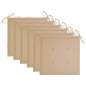 Preview:  Gartenstuhl-Kissen 6 Stk. Beige 50x50x3 cm Oxford-Gewebe