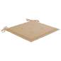 Preview:  Gartenstuhl-Kissen 6 Stk. Beige 50x50x3 cm Oxford-Gewebe