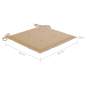 Preview:  Gartenstuhl-Kissen 6 Stk. Beige 50x50x3 cm Oxford-Gewebe