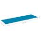 Preview:  Sonnenliegen-Auflage Blau 200x60x3 cm Oxford-Gewebe