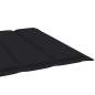 Preview:  Sonnenliegen-Auflage Schwarz 200x60x3 cm Oxford-Gewebe