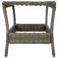 Preview:  Gartentisch Braun 45x45x46,5 cm Poly Rattan