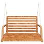 Preview: Schaukelbank Bugholz Massiv mit Teak-Finish 126x63x92 cm Preview: Schaukelbank Bugholz Massiv mit Teak-Finish 126x63x92 cm