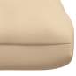 Preview:  Palettenkissen Beige 120x80x10 cm Stoff