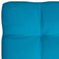 Preview:  Palettenkissen Blau 120x80x12 cm Stoff