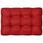 Preview:  Palettenkissen Rot 120x80x12 cm Stoff