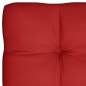 Preview:  Palettenkissen Rot 120x80x12 cm Stoff