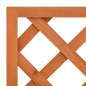 Preview:  Garten-Spalier mit Blumenkasten Orange 50x25x90 cm Tannenholz 