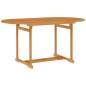 Preview:  Gartentisch 150x90x75 cm Teak Massivholz