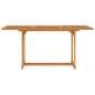 Preview:  Gartentisch 150x90x75 cm Teak Massivholz