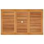 Preview:  Gartentisch 150x90x75 cm Teak Massivholz