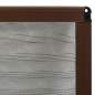Preview:  Insektenschutz-Plissee für Fenster Aluminium Braun 80x100 cm