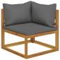 Preview: 9-tlg. Garten-Lounge-Set mit Auflagen Massivholz Akazie Preview: 9-tlg. Garten-Lounge-Set mit Auflagen Massivholz Akazie