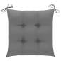 Preview:  Stuhlkissen 4 Stk. Grau 40x40x7 cm Oxford-Gewebe