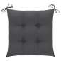 Preview:  Stuhlkissen 2 Stk. Anthrazit 50x50x7 cm Oxford-Gewebe
