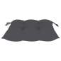 Preview:  Stuhlkissen 2 Stk. Anthrazit 50x50x7 cm Oxford-Gewebe