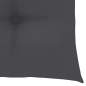 Preview:  Stuhlkissen 2 Stk. Anthrazit 50x50x7 cm Oxford-Gewebe