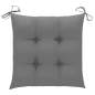 Preview:  Stuhlkissen 2 Stk. Grau 50x50x7 cm Oxford-Gewebe