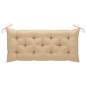 Preview:  Gartenbank-Auflagen 2 Stk. Beige 120x50x7 cm Oxford-Gewebe