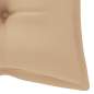 Preview:  Gartenbank-Auflagen 2 Stk. Beige 120x50x7 cm Oxford-Gewebe