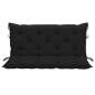 Preview: Gartenbank-Auflage Schwarz 120x(50+50)x7 cm Oxford-Gewebe Preview: Gartenbank-Auflage Schwarz 120x(50+50)x7 cm Oxford-Gewebe