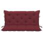 Preview:  Gartenbank-Auflage Weinrot 120x(50+50)x7 cm Oxford-Gewebe