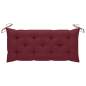 Preview:  Gartenbank-Auflage Weinrot 120x(50+50)x7 cm Oxford-Gewebe