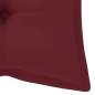 Preview:  Gartenbank-Auflage Weinrot 120x(50+50)x7 cm Oxford-Gewebe