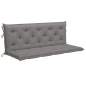 Preview:  Gartenbank-Auflage Grau 150x(50+50)x7 cm Oxford-Gewebe