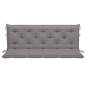 Preview:  Gartenbank-Auflage Grau 150x(50+50)x7 cm Oxford-Gewebe