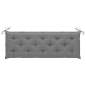 Preview:  Gartenbank-Auflage Grau 150x(50+50)x7 cm Oxford-Gewebe