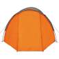 Preview:  Campingzelt 4 Personen Grau und Orange 