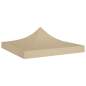 Preview:  Partyzelt-Dach 3x3 m Beige 270 g/m²