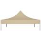 Preview:  Partyzelt-Dach 3x3 m Beige 270 g/m²