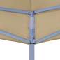 Preview:  Partyzelt-Dach 3x3 m Beige 270 g/m²