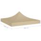 Preview:  Partyzelt-Dach 3x3 m Beige 270 g/m²