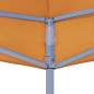 Preview:  Partyzelt-Dach 3x3 m Orange 270 g/m²