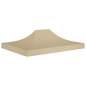 Preview:  Partyzelt-Dach 4x3 m Beige 270 g/m²