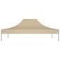 Preview:  Partyzelt-Dach 4x3 m Beige 270 g/m²