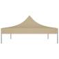 Preview:  Partyzelt-Dach 4x3 m Beige 270 g/m²