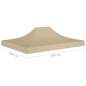 Preview:  Partyzelt-Dach 4x3 m Beige 270 g/m²