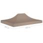 Preview:  Partyzelt-Dach 4x3 m Taupe 270 g/m²