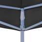 Preview:  Partyzelt-Dach 4x3 m Schwarz 270 g/m²