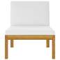 Preview:  3-Sitzer-Gartensofa mit Kissen Massivholz Akazie