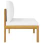 Preview:  3-Sitzer-Gartensofa mit Kissen Massivholz Akazie